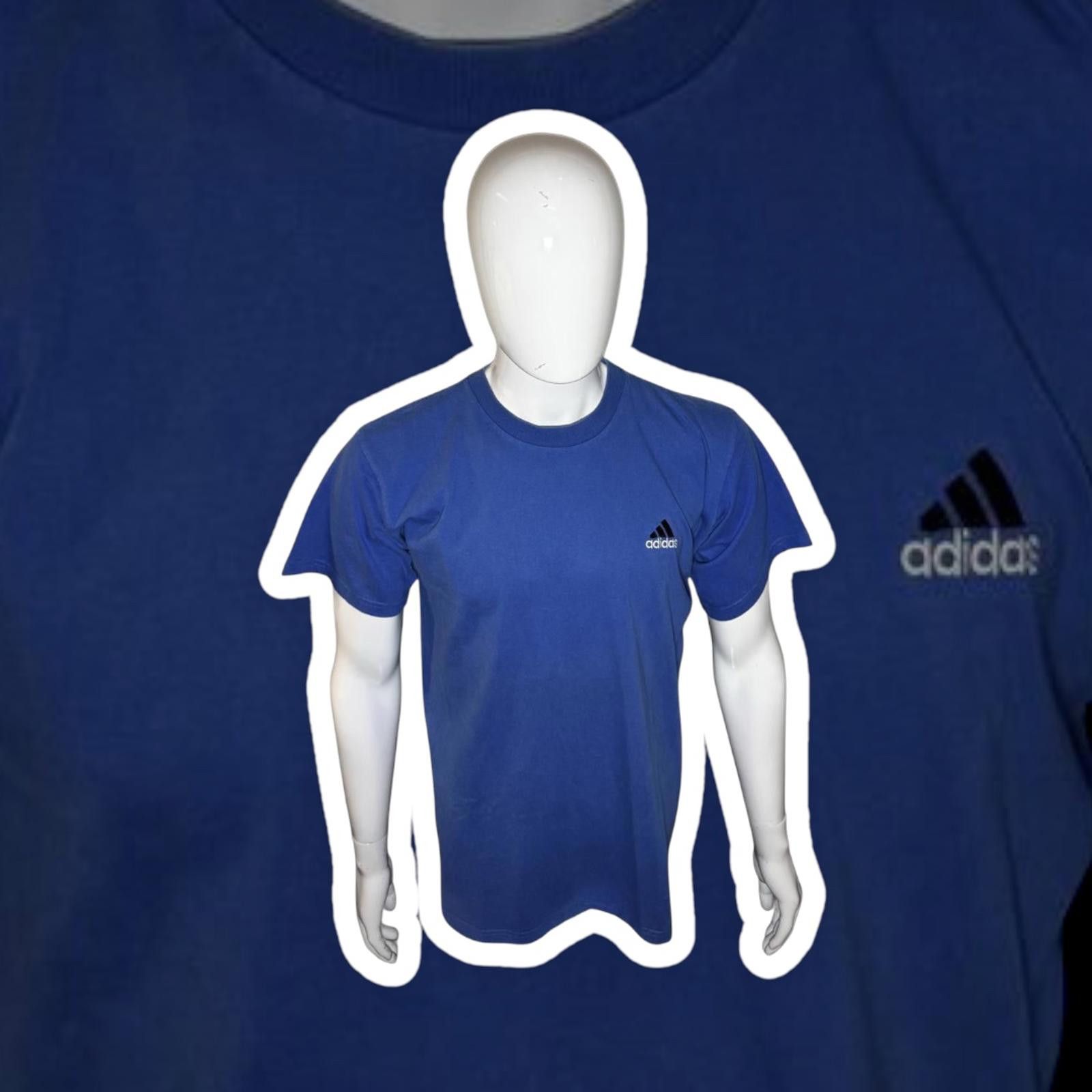 Adidas Adidas Classic Blue T-Shirt Size US M / EU 48-50 / 2 - 1 Thumbnail
