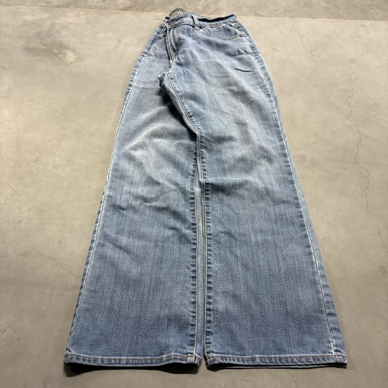 Old Navy Crazy Vintage Y2K/2000s WideLeg Old Navy Sweetheart Light wash Denim Jeans! Size US 32 / EU 48 - 1 Thumbnail