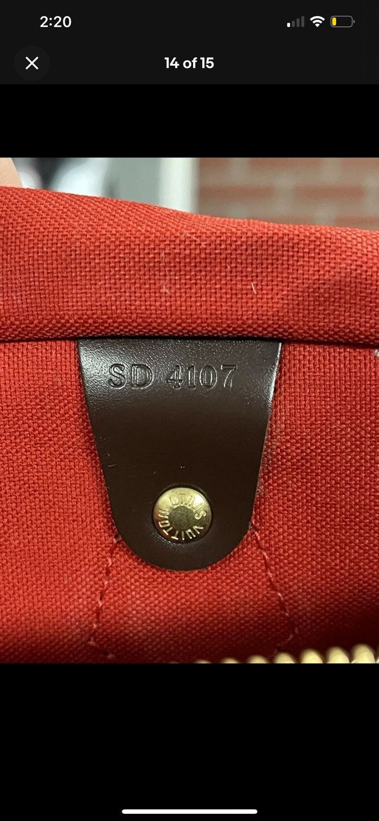 Louis Vuitton Louis Vuitton Speedy Duffle 35 Brown Canvas Damier Ebene Size ONE SIZE - 13 Thumbnail