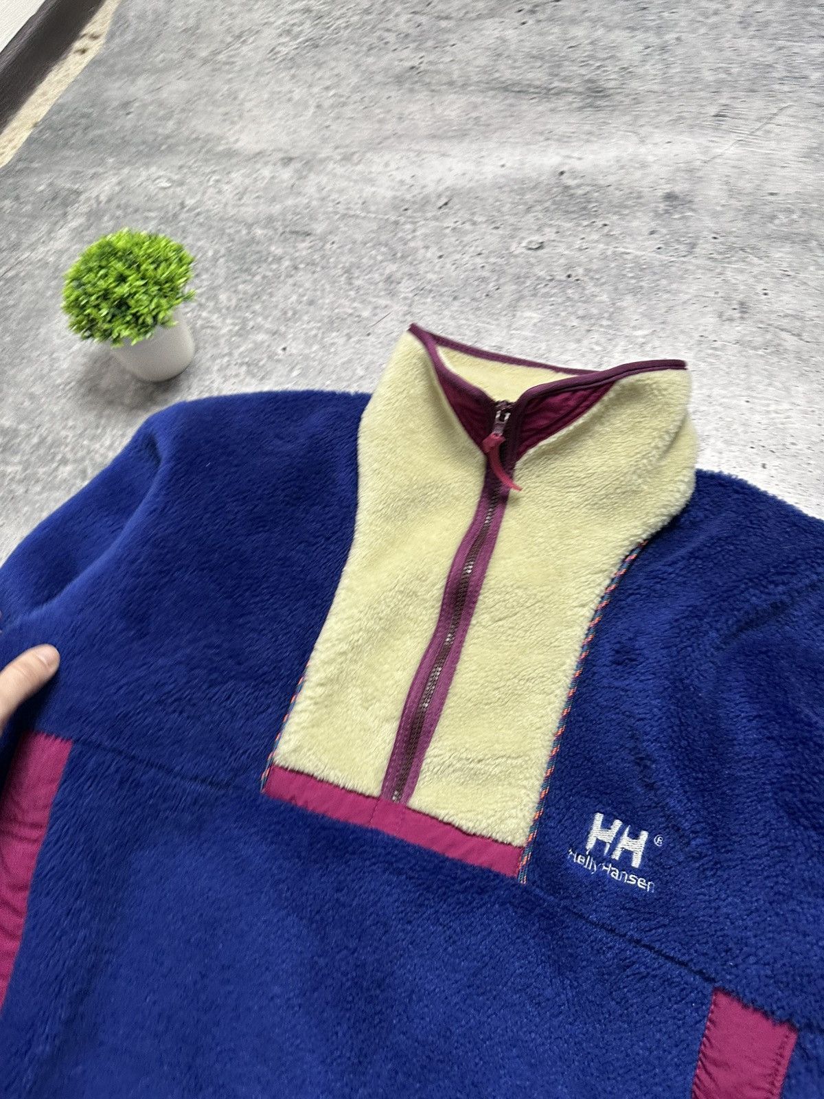 Helly Hansen Vintage Helly Hansen Pullover Nylon Pocket Fleece Jacket Size US L / EU 52-54 / 3 - 5 Thumbnail