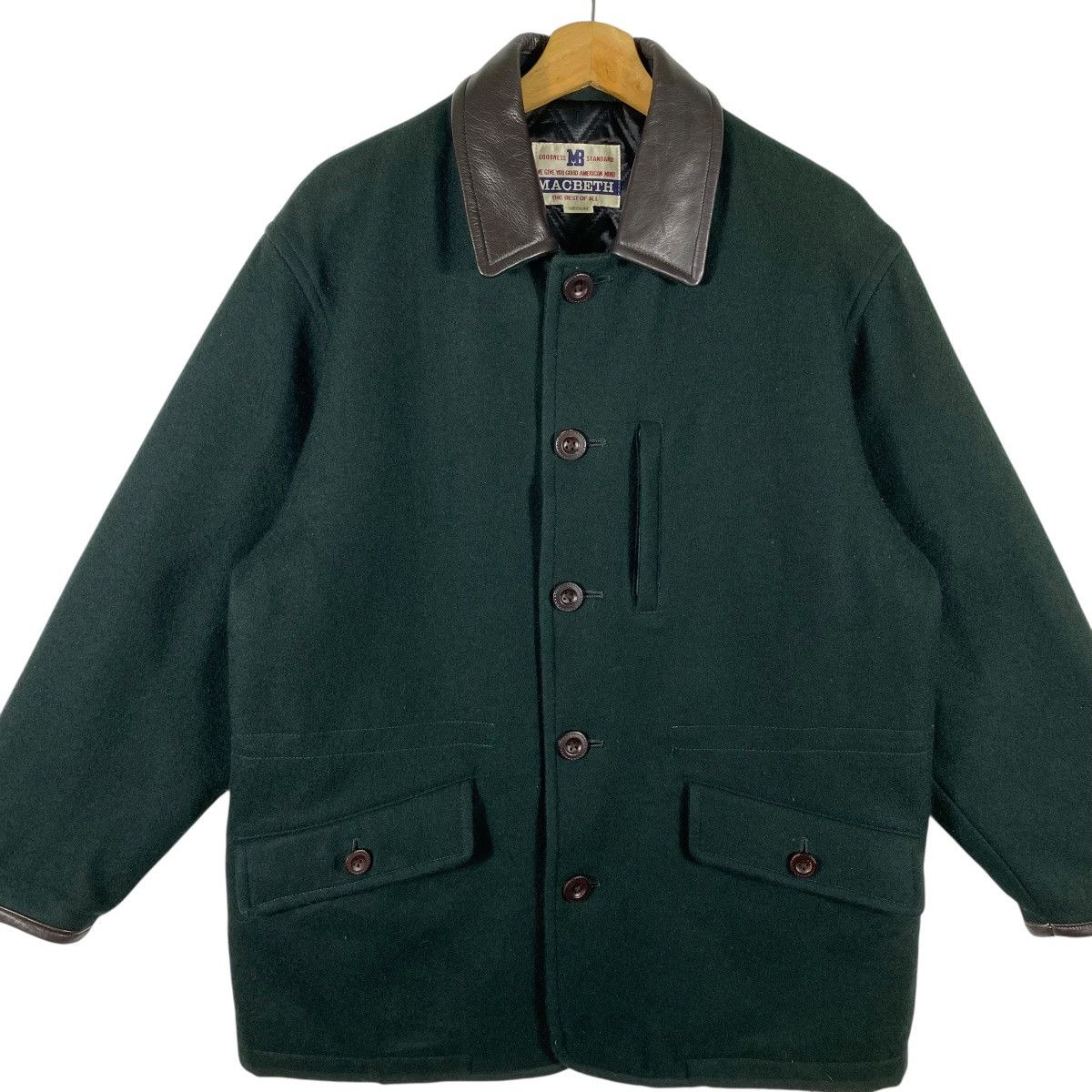 Macbeth Vintage Macbeth Leather Collar Button Jacket M Size Size US M / EU 48-50 / 2 - 4 Thumbnail