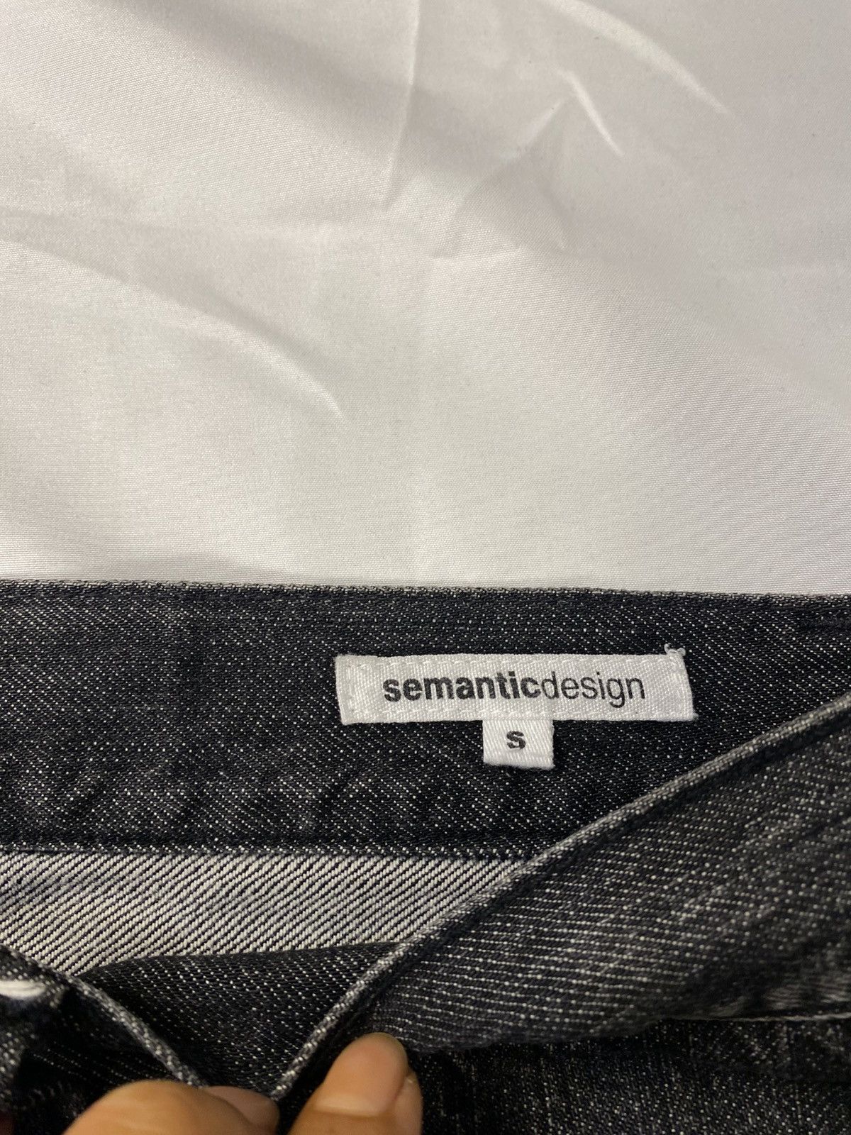 Japanese Brand Semantic Design Studded Skull Flared Washed Denim Jeans Size US 31 - 19 Thumbnail
