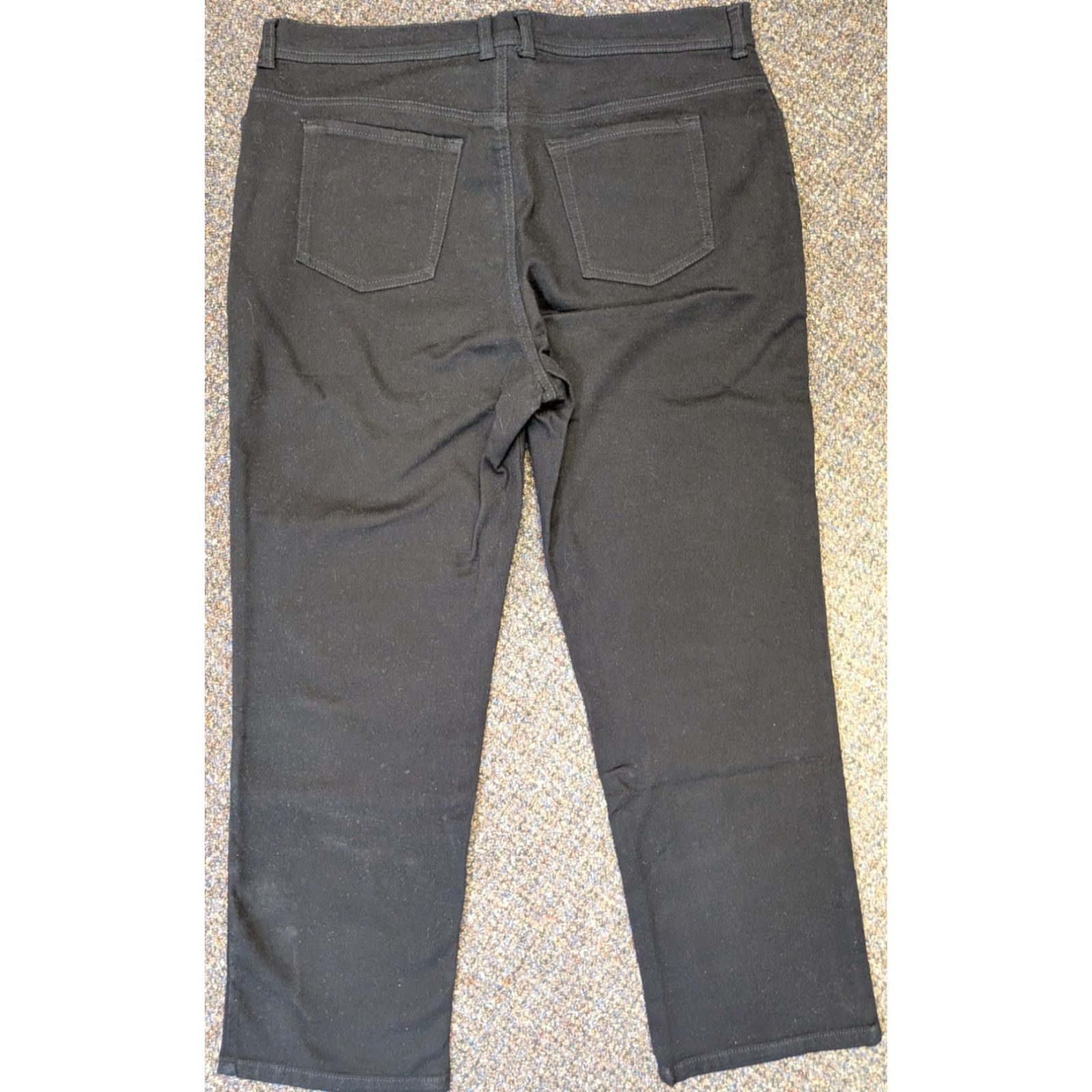 Gloria Vanderbilt Gloria Vanderbilt Amanda Classic Fit 16P Petite Stretch Short Womens Black Jeans Size 38" / US 16 / IT 52 - 7 Thumbnail