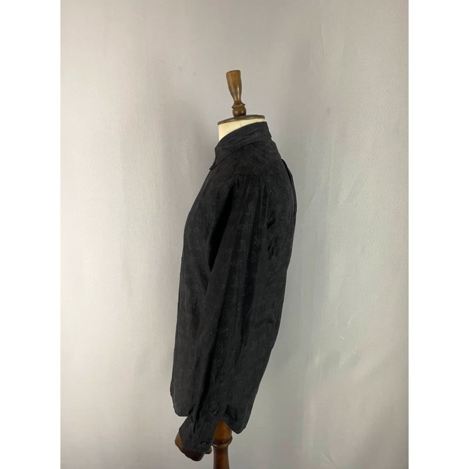 Ralph Lauren Ralph Lauren Mens Slim-Fit Button-Down Shirt M Black Paisley Long Sleeve Size US M / EU 48-50 / 2 - 6 Thumbnail