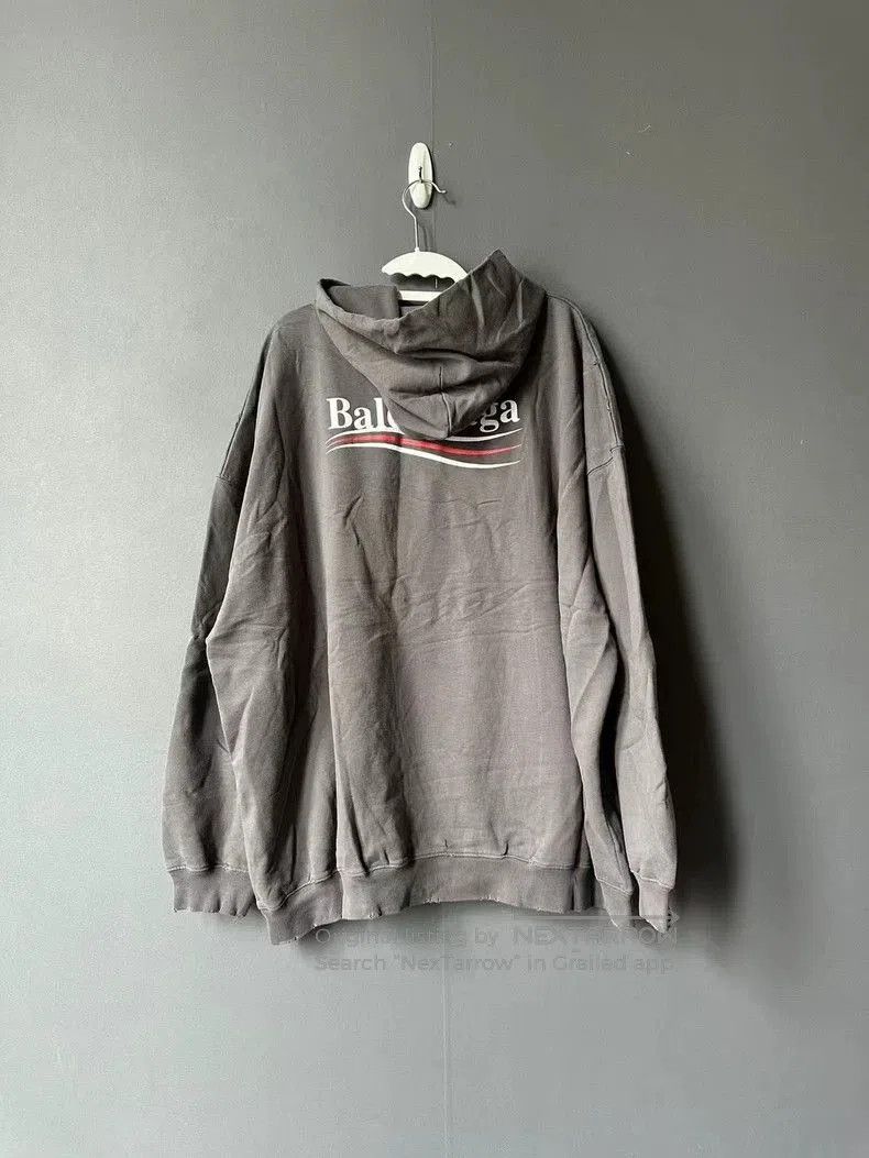 Balenciaga Balenciaga Distressed Happy Hoodie. Size US XS / EU 42 / 0 - 2 Thumbnail