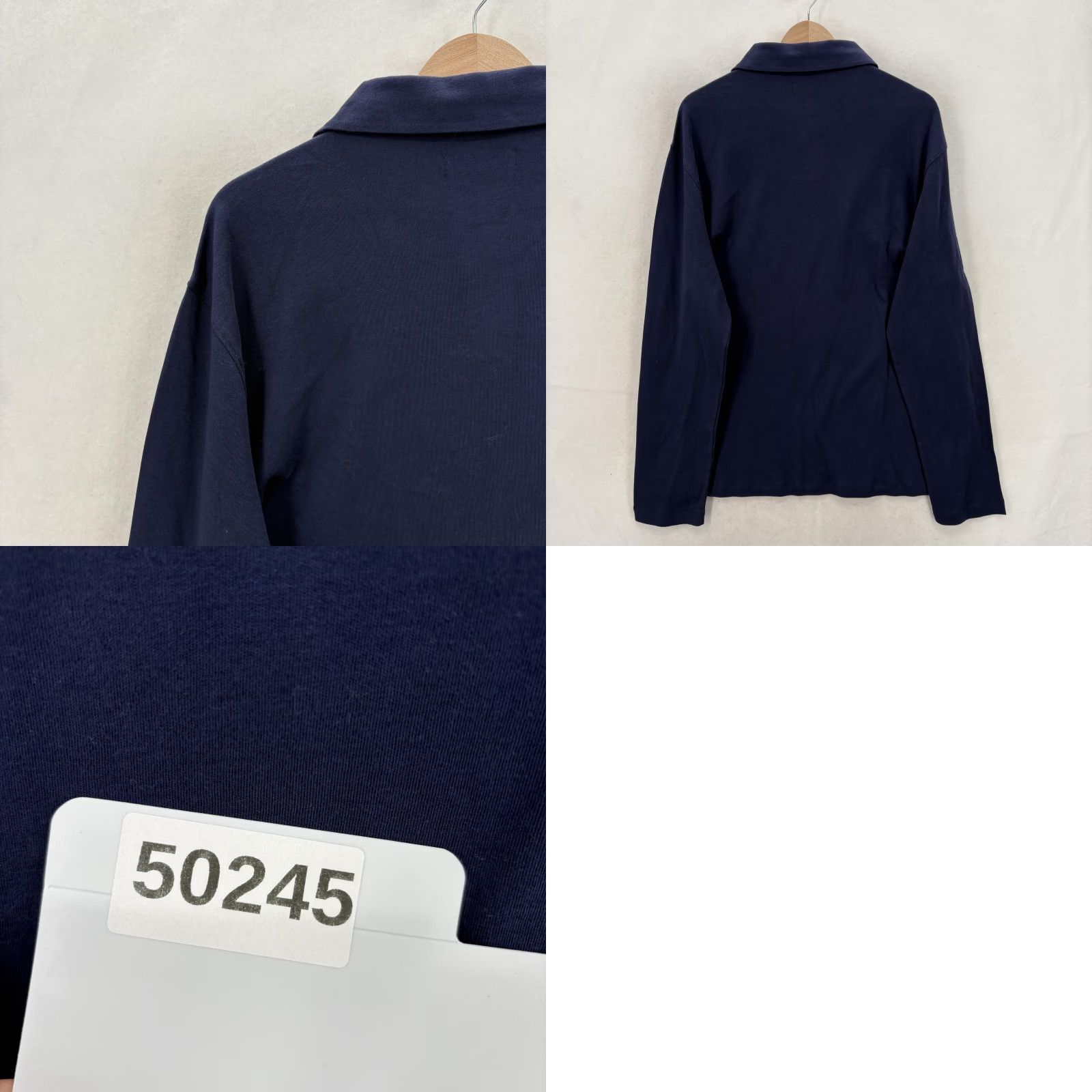 Banana Republic Banana Republic Luxe Touch Polo Shirt Mens XL Blue Long Sleeve Cotton Casual NWT Size US XL / EU 56 / 4 - 9 Thumbnail