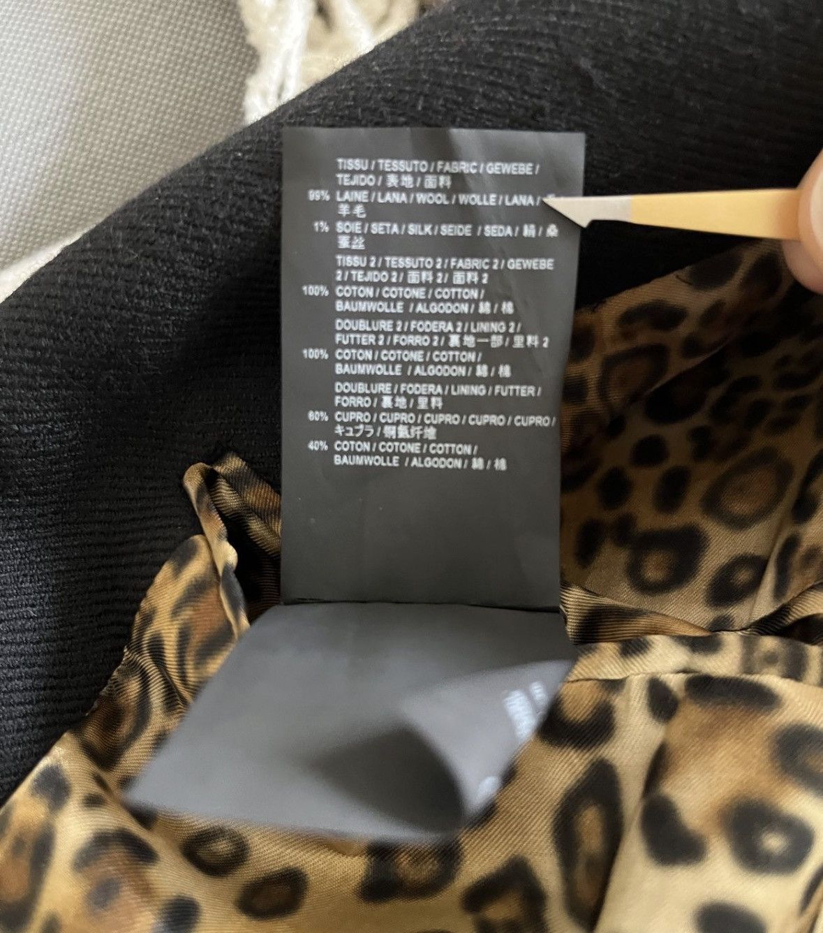 Saint Laurent Paris Saint laurent 16FW leopard lining chesterfield coat sz50 Size US M / EU 48-50 / 2 - 6 Thumbnail