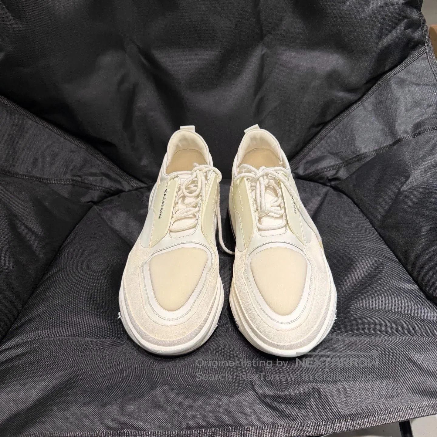 Balmain Balmain Small Logo Platform Lace-Up Sneakers. Size US 11 / EU 44 - 3 Thumbnail