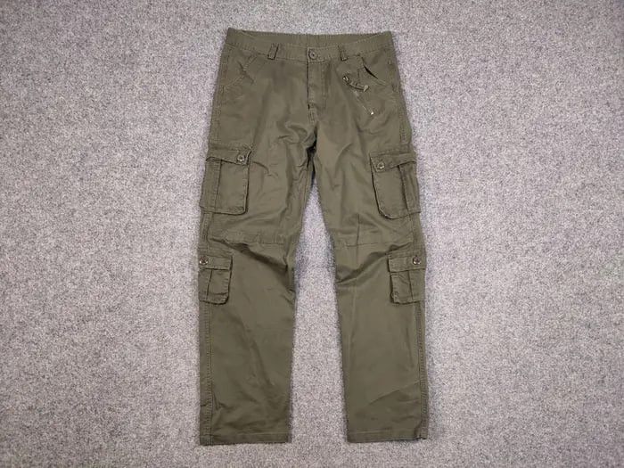 Japanese Brand Vintage Japanese Multi Pocket Cargo Pants Y2K Travis Style Size US 36 / EU 52 - 6 Thumbnail