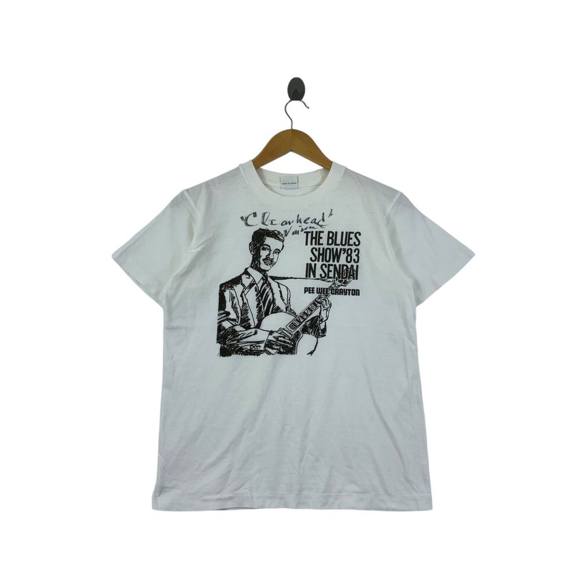 Vintage Vintage 1983 PEE WEE CRAYTON The Blues Sendai Tee Shirt Size US M / EU 48-50 / 2 - 1 Thumbnail