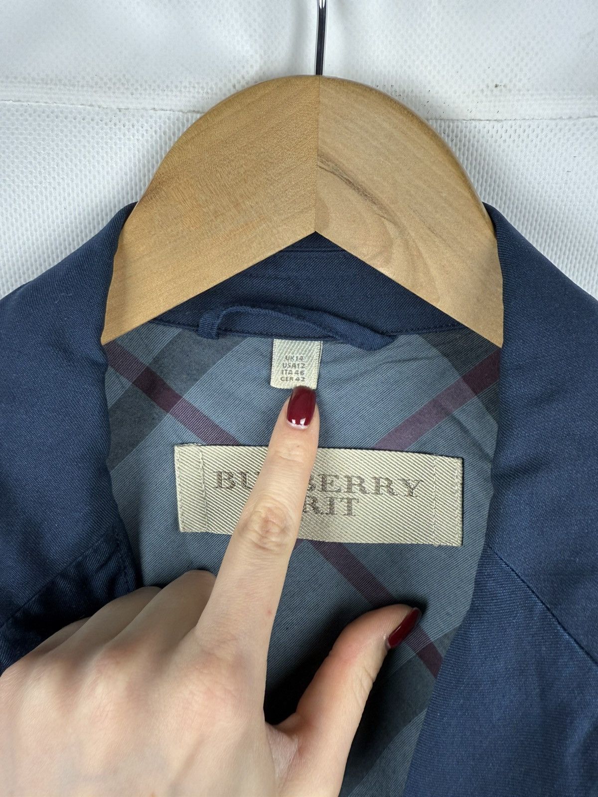 Burberry Burberry Brit Wool Half Lined Military Style Blazer Jacket Size XL / US 12-14 / IT 48-50 - 11 Thumbnail