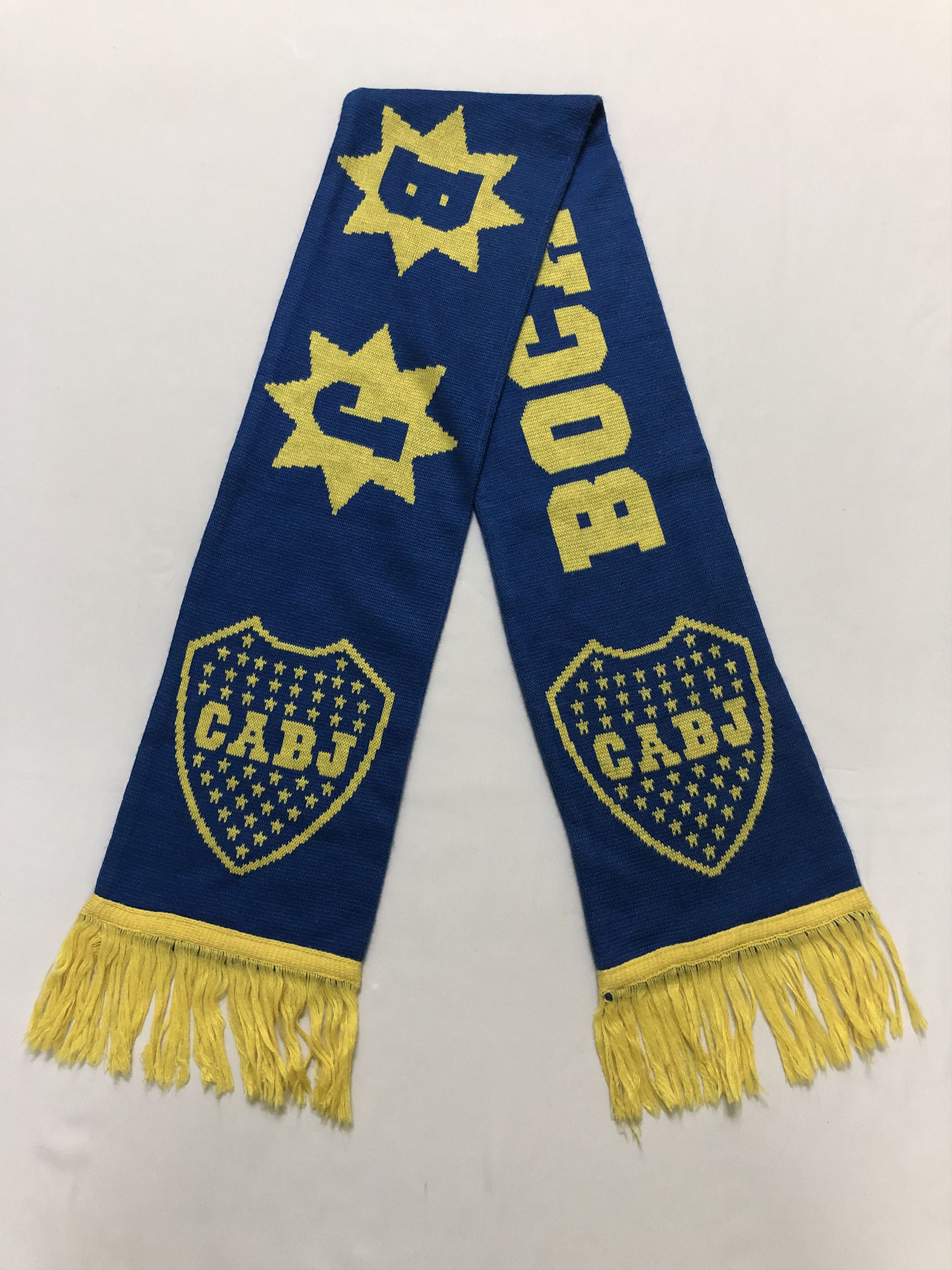 Vintage Boca Juniors Muffler Scarf -SC0073 Size ONE SIZE - 3 Thumbnail