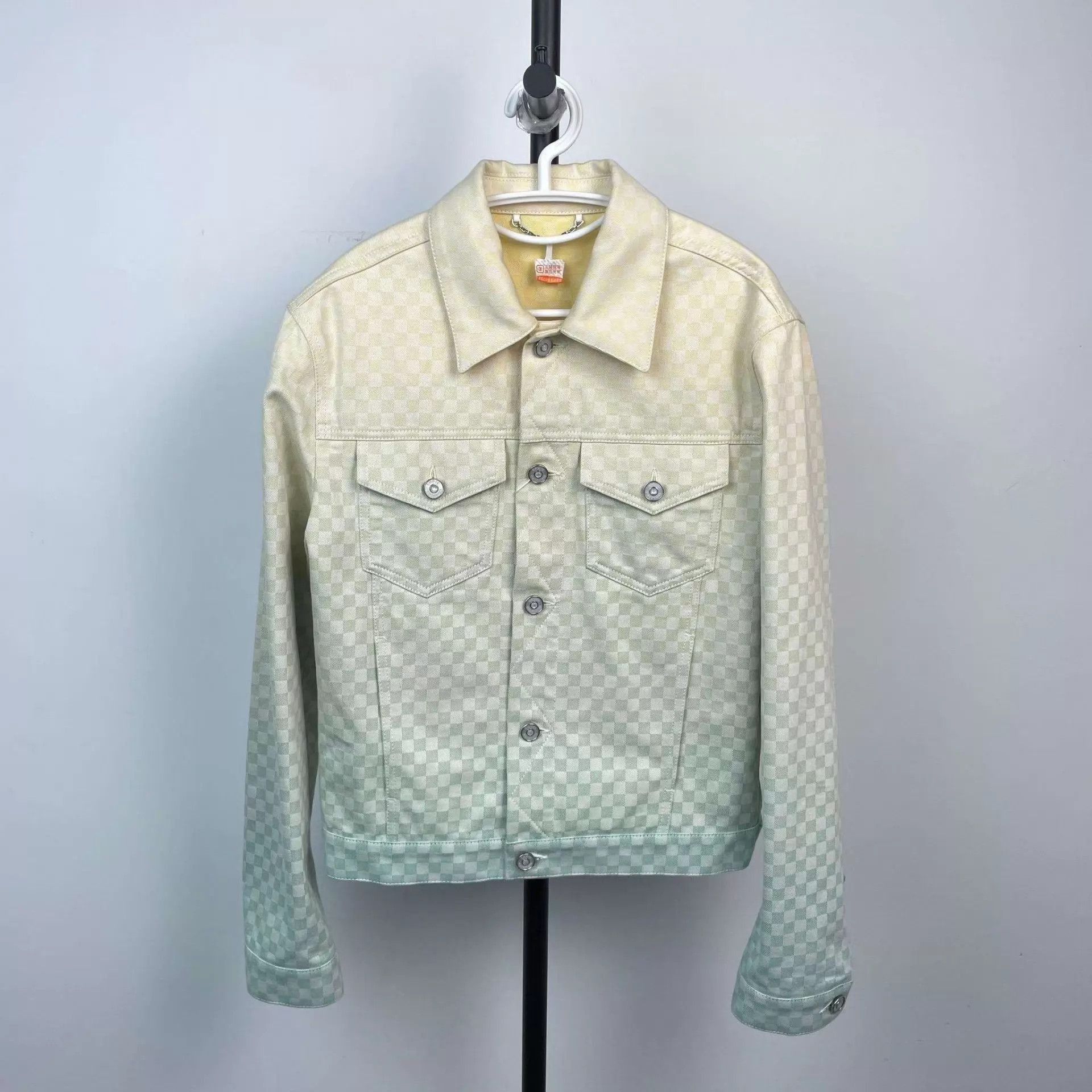 Louis Vuitton Multi Checkerboard Denim Jacket Size S Size US S / EU 44-46 / 1 - 1 Thumbnail