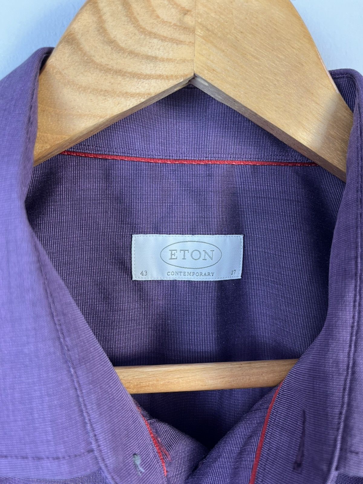 Eton Eton Luxury Classic Basic Cotton Long Sleeve Shirt Size US XL / EU 56 / 4 - 6 Thumbnail