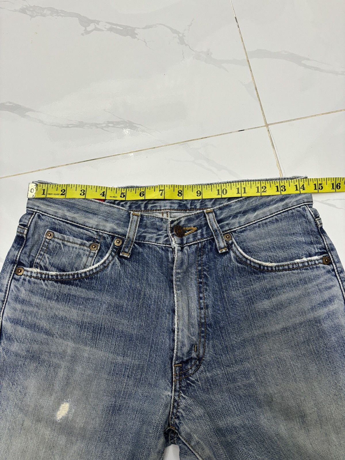 Edwin EDWIN REBEL BOOTCUT DISTRESSED FLARE DENIM JEANS Size US 29 - 10 Thumbnail