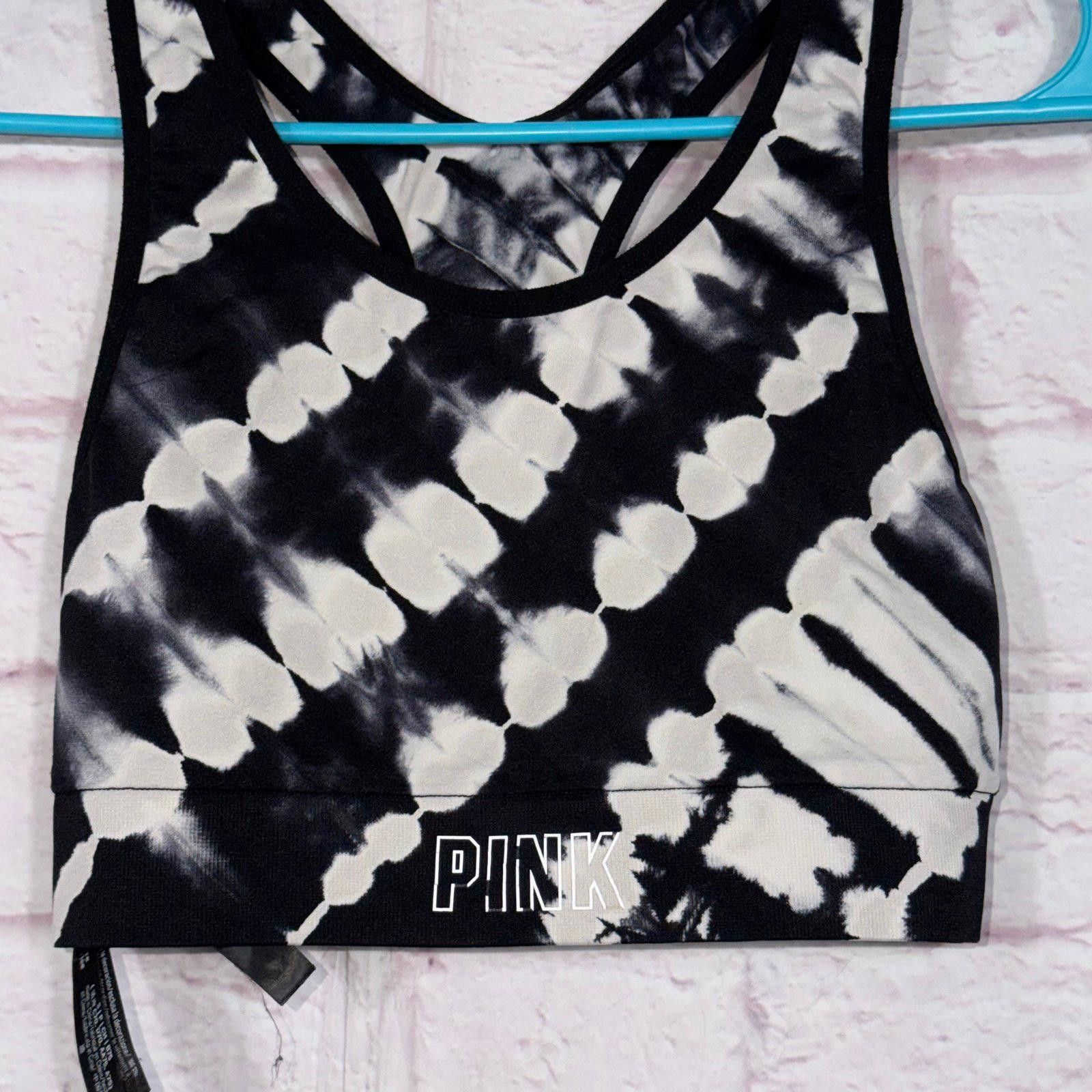 Pink PINK Small Tie-Dye Sports Bra Size ONE SIZE - 3 Thumbnail
