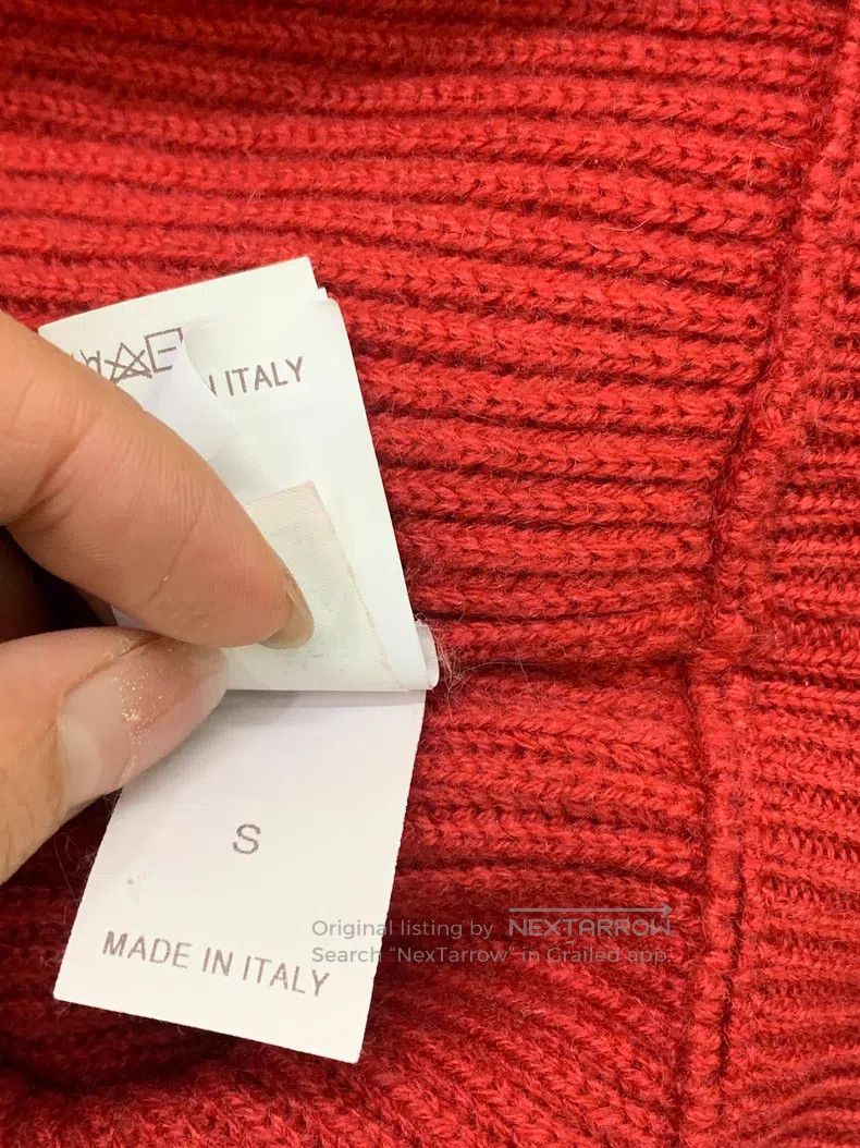 Brunello Cucinelli Brunello Cucinelli Red High Collar Cashmere Sweater Size S / US 4 / IT 40 - 8 Thumbnail