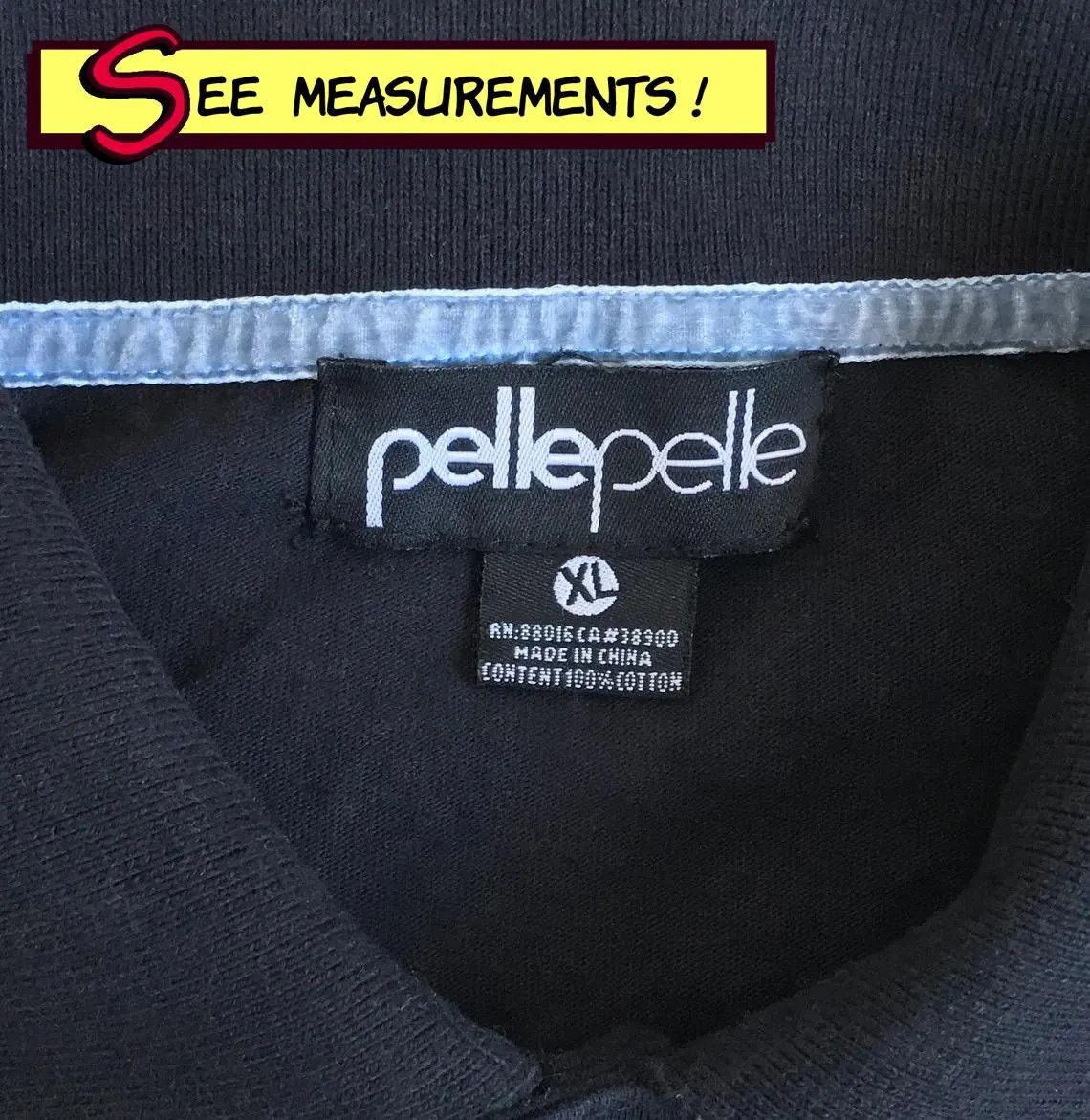 Pelle Pelle Vintage Y2K PELLE PELLE Polo Shirt Marc Buchanan Hip Hop Rap Size US XL / EU 56 / 4 - 5 Thumbnail