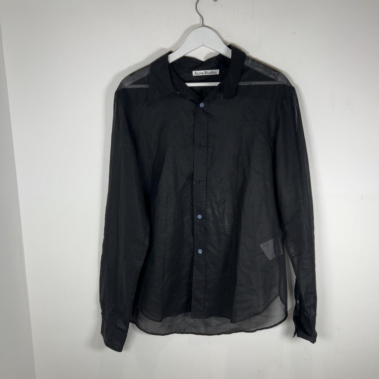 Acne Studios Acne Studios Light Cotton Button-Up Shirt Size US L / EU 52-54 / 3 - 1 Thumbnail