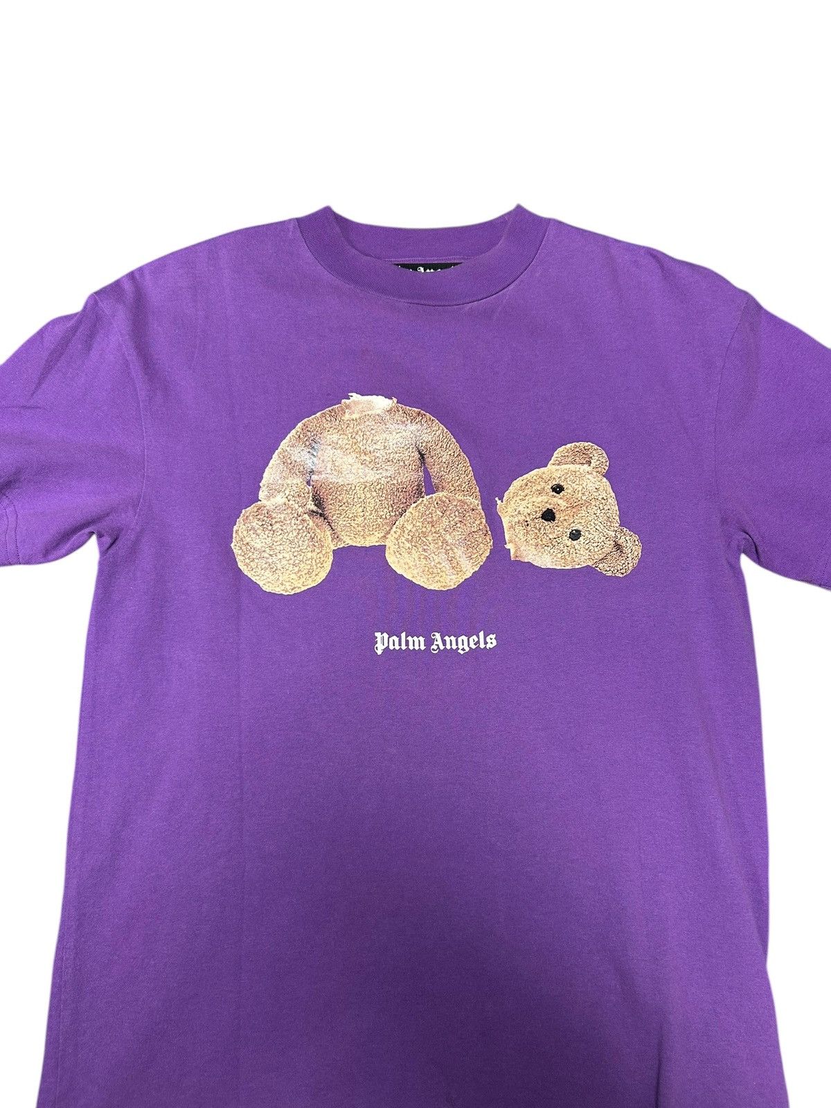 Palm Angels Palm Angels Bear Tee Purple - Extra Small Size US XS / EU 42 / 0 - 2 Thumbnail