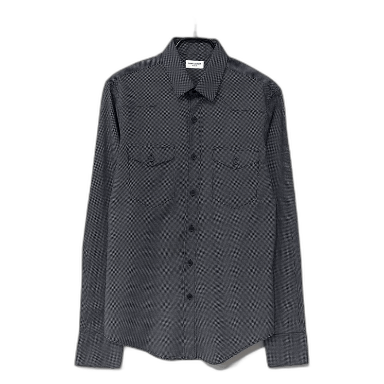 Saint Laurent Paris Saint Laurent Paris Polka Dot Long Sleeve Shirt Size US M / EU 48-50 / 2 - 1 Thumbnail