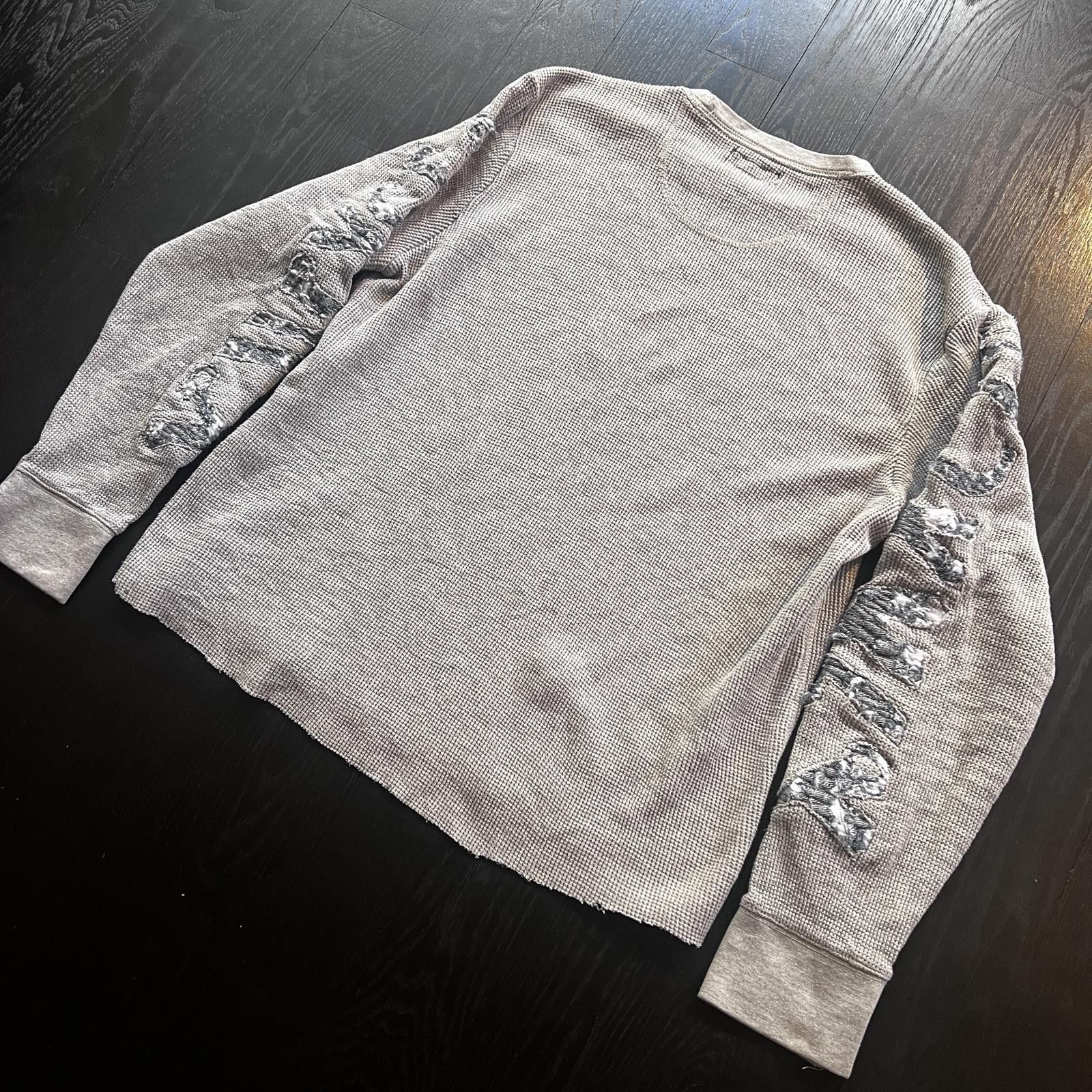 Designer NKRTW Waffle Thermal Long Sleeve Shirt Grey Size US L / EU 52-54 / 3 - 5 Thumbnail