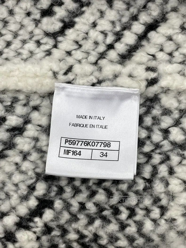 Chanel Chanel Black and white plaid cashmere knitted cardigan jac Size XXS / US 00 / IT 34 - 6 Thumbnail