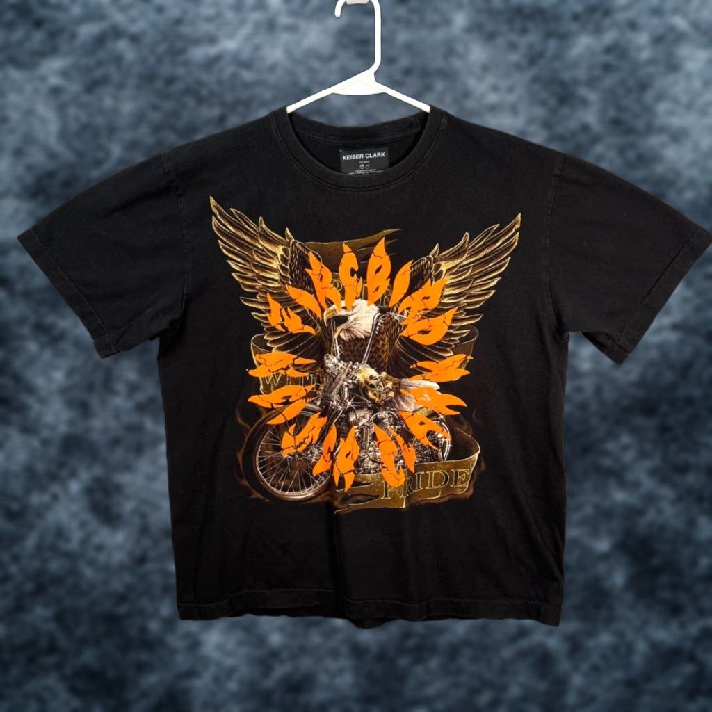 Keiser Clark Keiser Clark From The Ashes We Rise Black T-Shirt Mens Size Medium Size US M / EU 48-50 / 2 - 1 Thumbnail