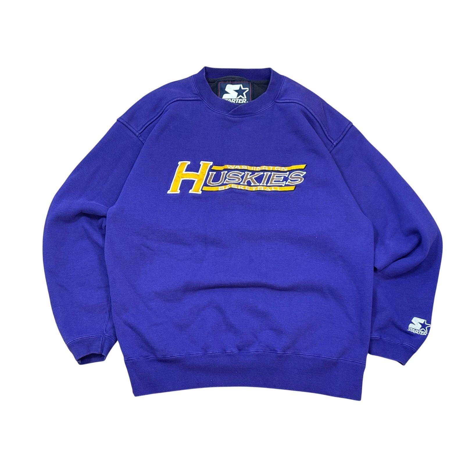 Starter Vtg 90s Starter Washington Huskies Basketball Crewneck M Size US M / EU 48-50 / 2 - 1 Thumbnail