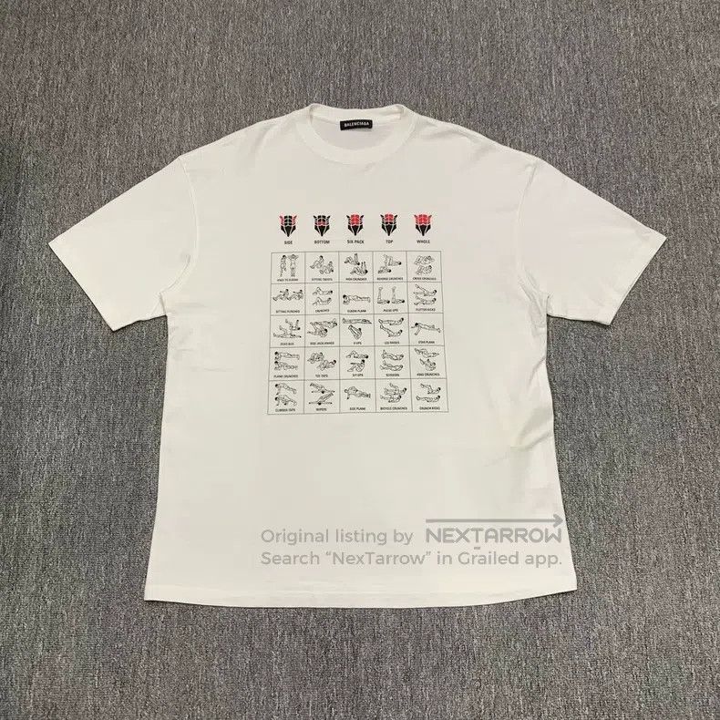 Other Balenciaga White gymnast short-sleeve Size US S / EU 44-46 / 1 - 1 Thumbnail