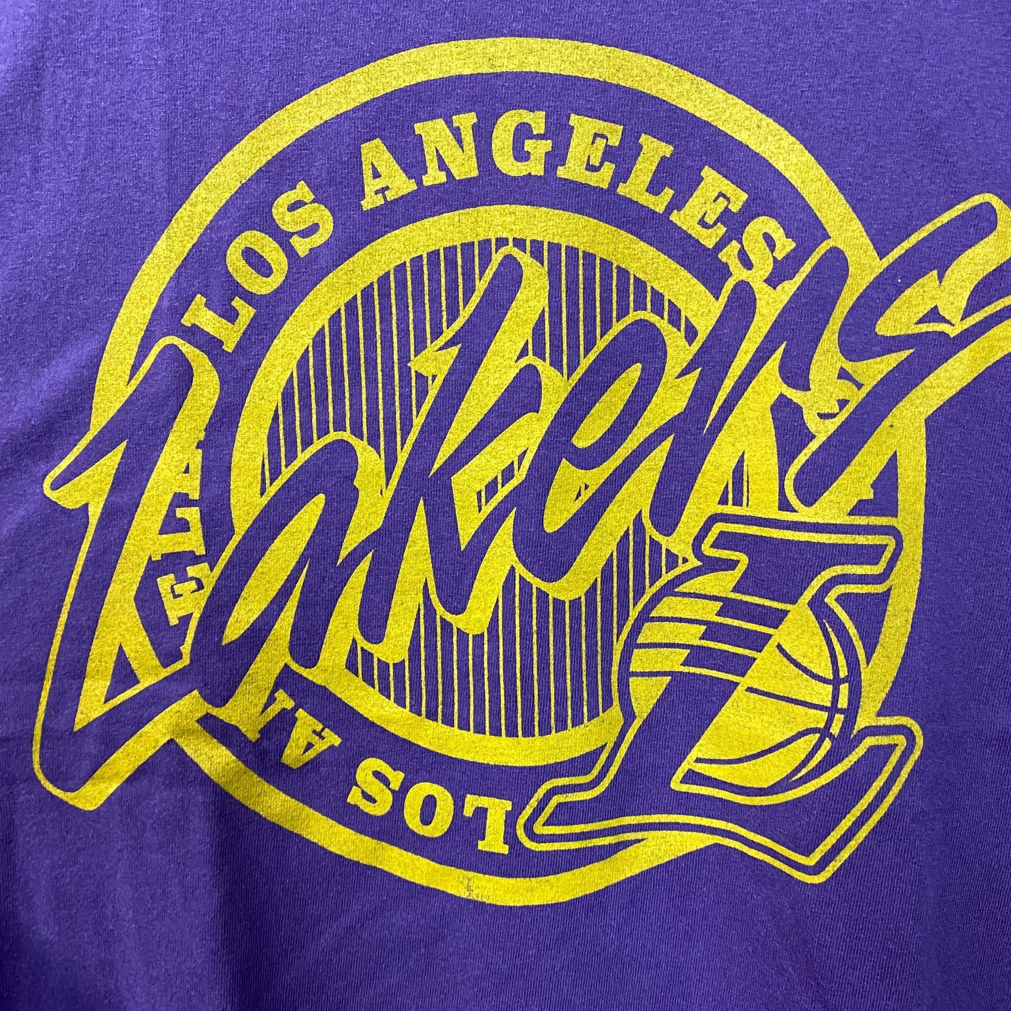 Junk Food Junk Food Clothing NBA Los Angeles Lakers Crest Vintage Styl Size US XL / EU 56 / 4 - 2 Thumbnail