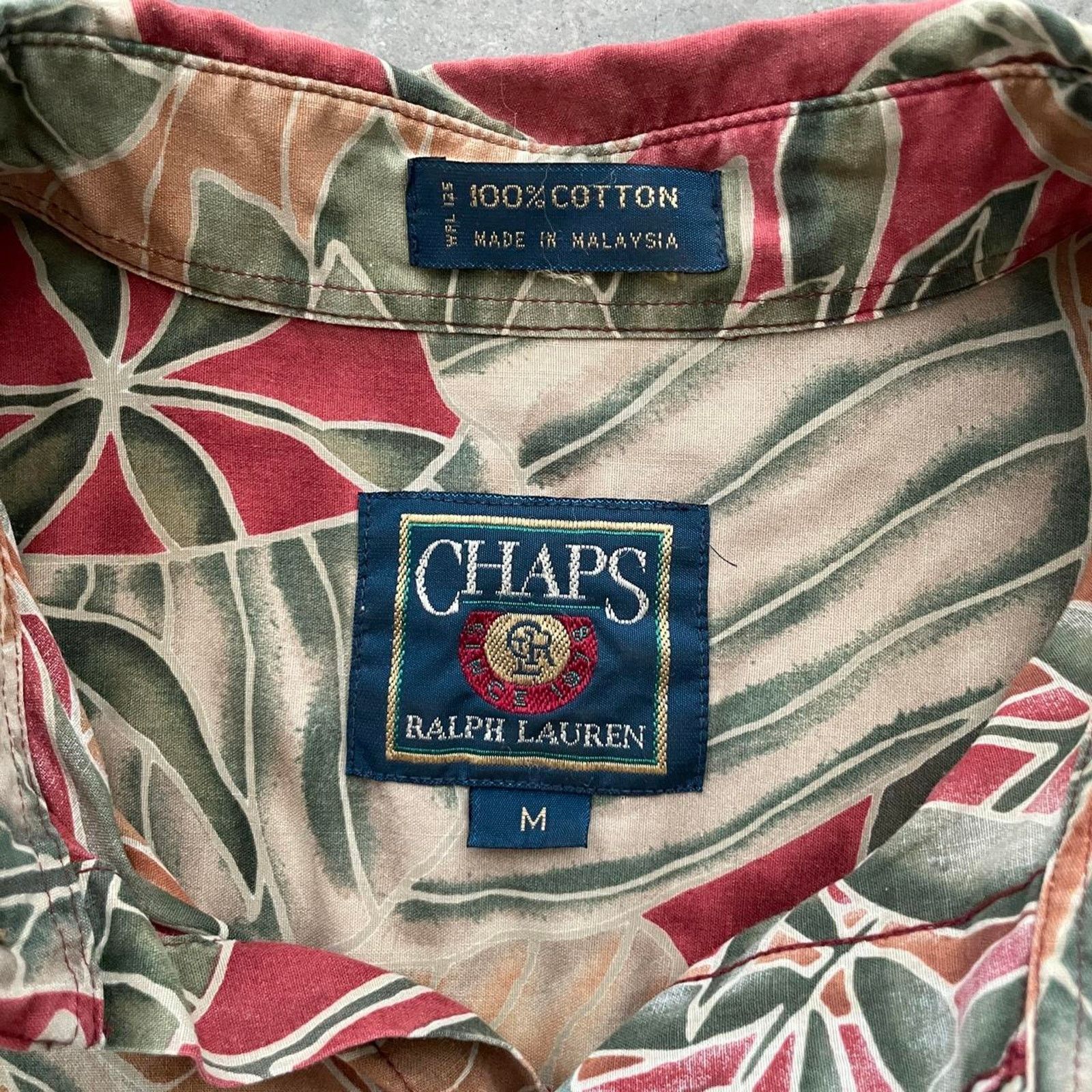 Chaps Vintage Chaps Ralph Lauren Tropical Shirt Size US M / EU 48-50 / 2 - 4 Thumbnail