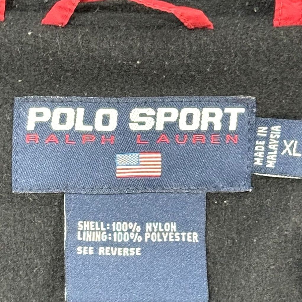 Ralph Lauren VINTAGE Ralph Lauren Polo Sport Parka Hooded Rain Coat Jacket XL Men Black Water Resistant Size US XL / EU 56 / 4 - 4 Thumbnail
