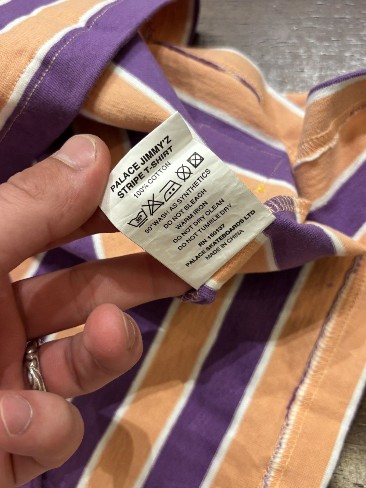 Palace Palace Jimmyz Striped Tee Size US XL / EU 56 / 4 - 5 Thumbnail