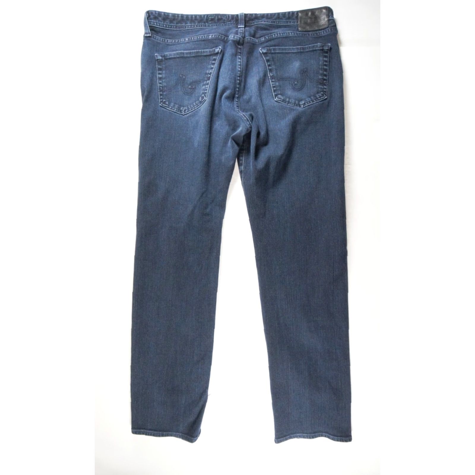 Denime VINTAGE Adriano Goldschmied Men's Jeans The Graduate Tailored Leg 38x34 Blue Denim Straight Fit Premium Cotton Size US 38 / EU 54 - 4 Thumbnail