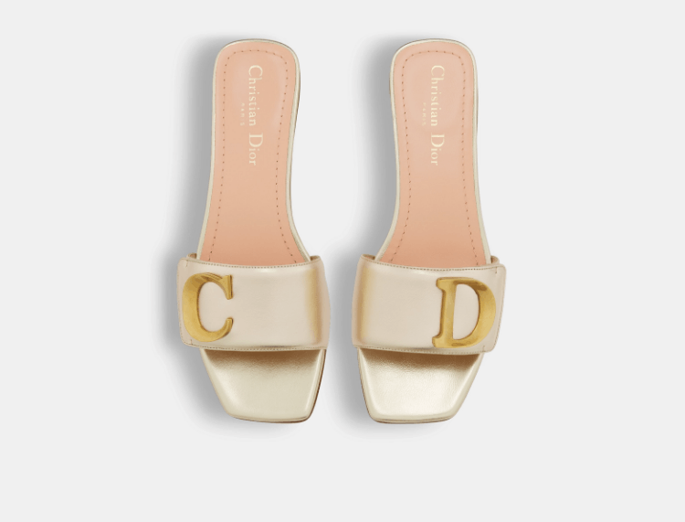 Dior o1w1db10825 KCQ887 Dior Or C'est Dior Slides in Gold Size US 6 / IT 36 - 3 Thumbnail