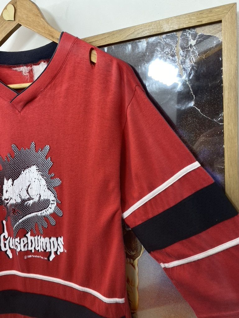 Vintage 1996 Goosebump TV Series Promo Raglan Long Sleeve T Shirt Size US M / EU 48-50 / 2 - 6 Thumbnail