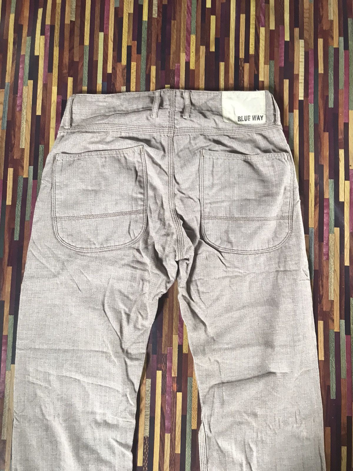 Blue Blue Japan × Vintage VTG BLUE WAY PANTS Size US 32 / EU 48 - 13 Thumbnail