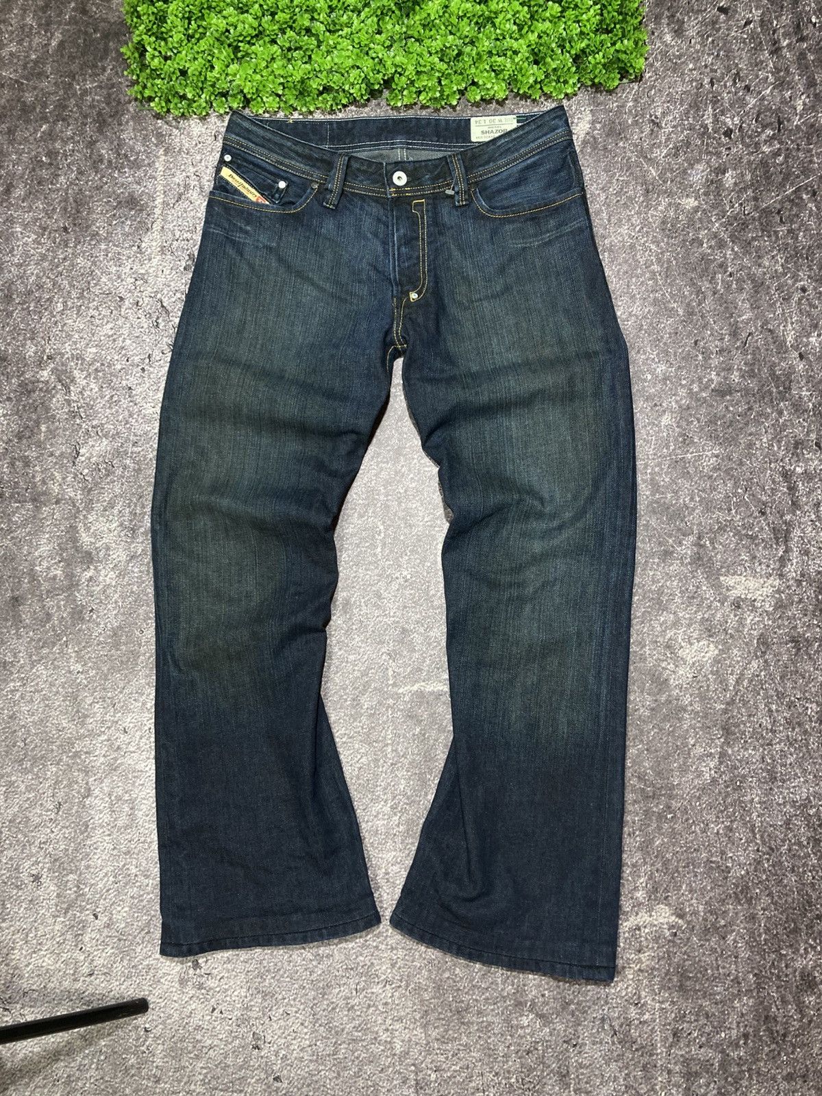 Diesel DIESEL Vintage Jeans Distressed Denim Flared Patch Pockets Size US 30 / EU 46 - 1 Thumbnail