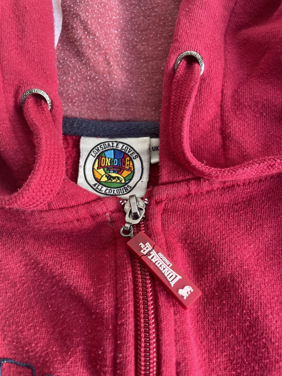 Lonsdale Lonsdale Vintage Hoodie Size US L / EU 52-54 / 3 - 3 Thumbnail