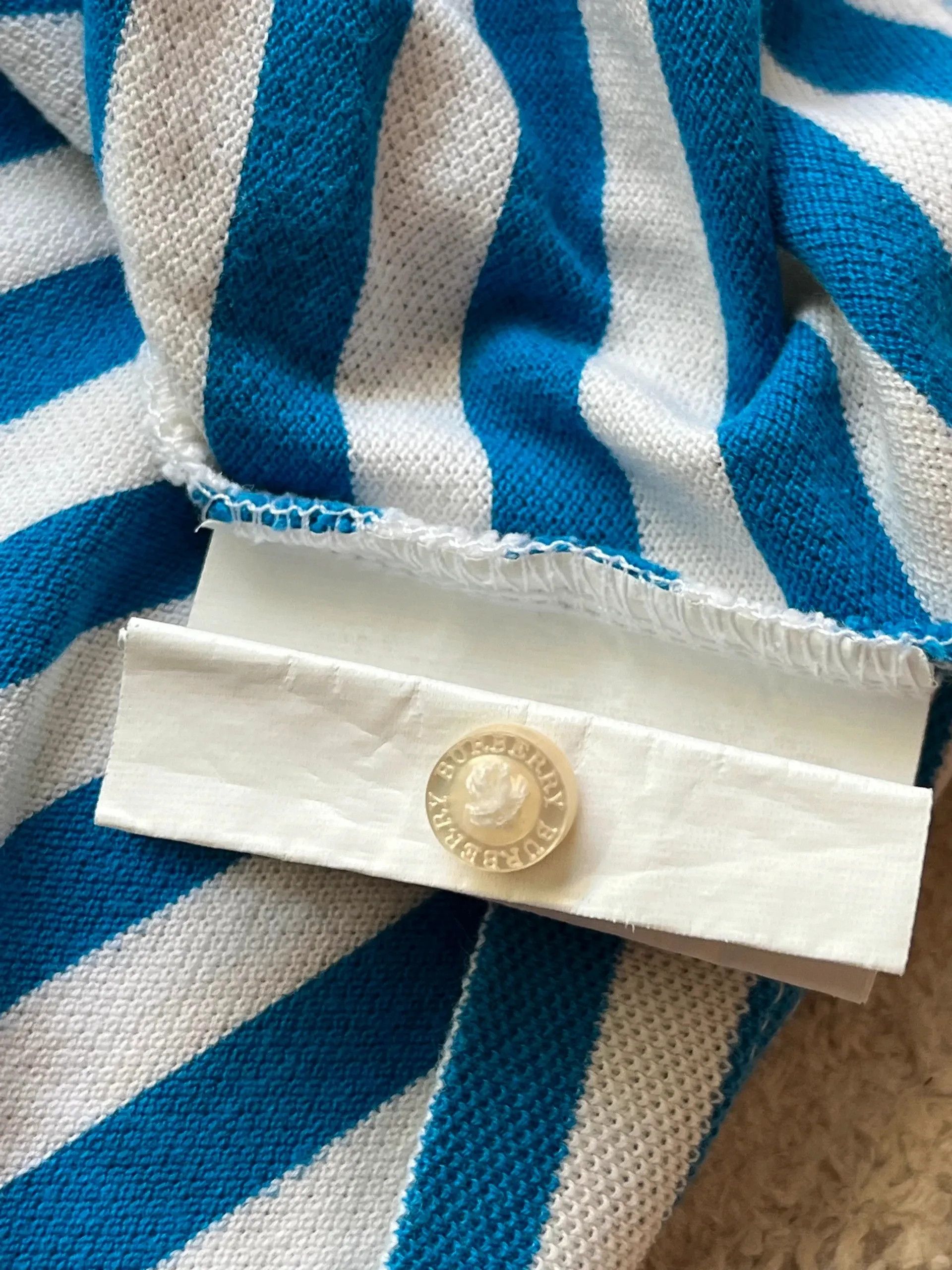 Burberry Burberry London Vintage 2000s Y2K Women’s Polo Shirt Size XL / US 12-14 / IT 48-50 - 6 Thumbnail