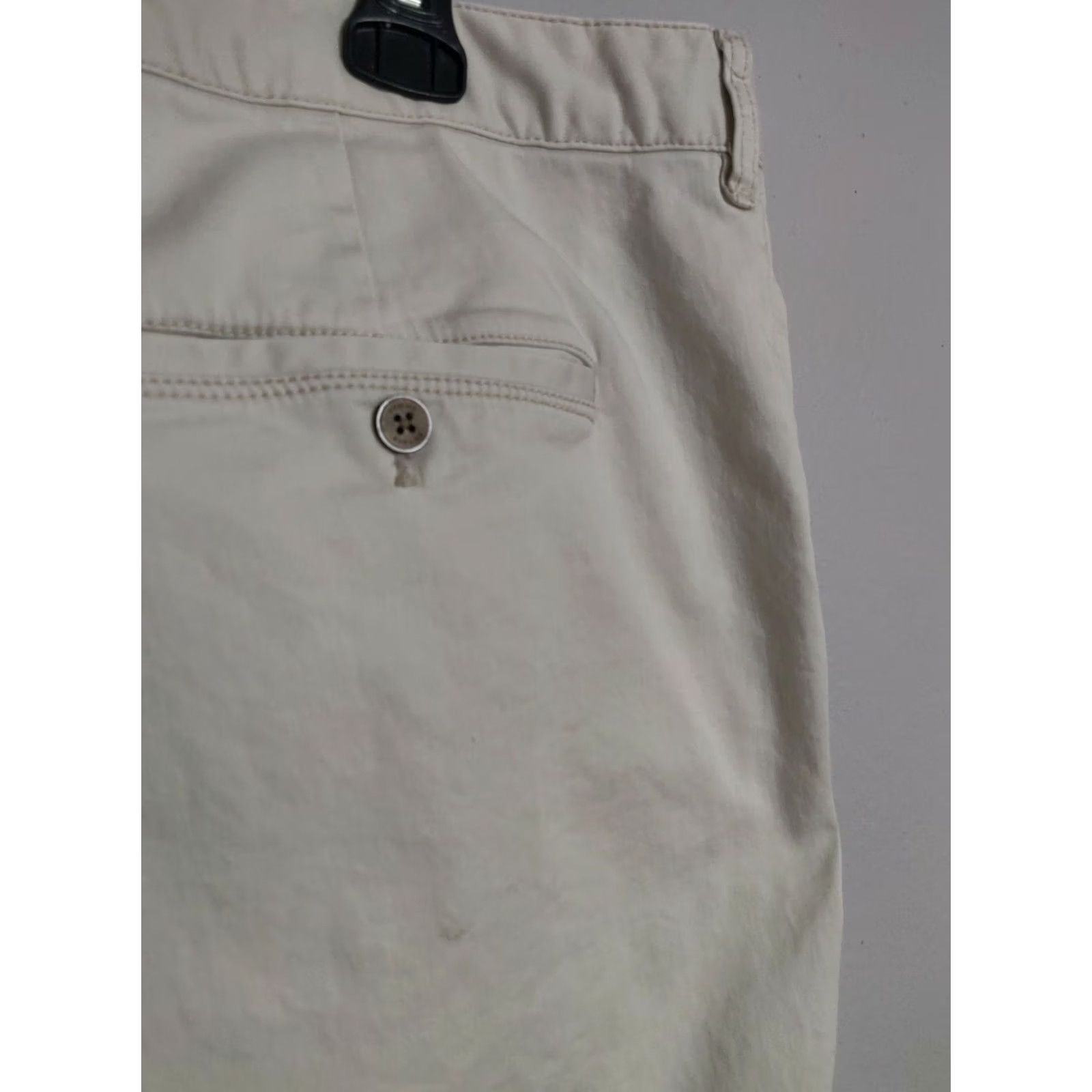 Tommy Bahama Tommy Bahama Shorts Flat Front Cotton Stretch Tencel Lyocell Khaki Beige Men's 42 Size US 43 - 4 Thumbnail