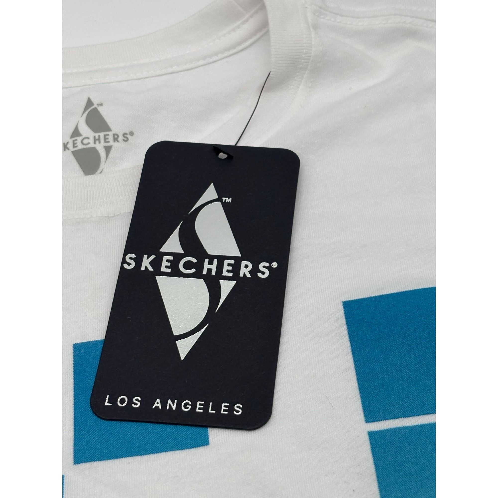 SKECHERS Skechers Manhattan Beach Pier Tee, Bright White, Sz. M Size M / US 6-8 / IT 42-44 - 7 Thumbnail