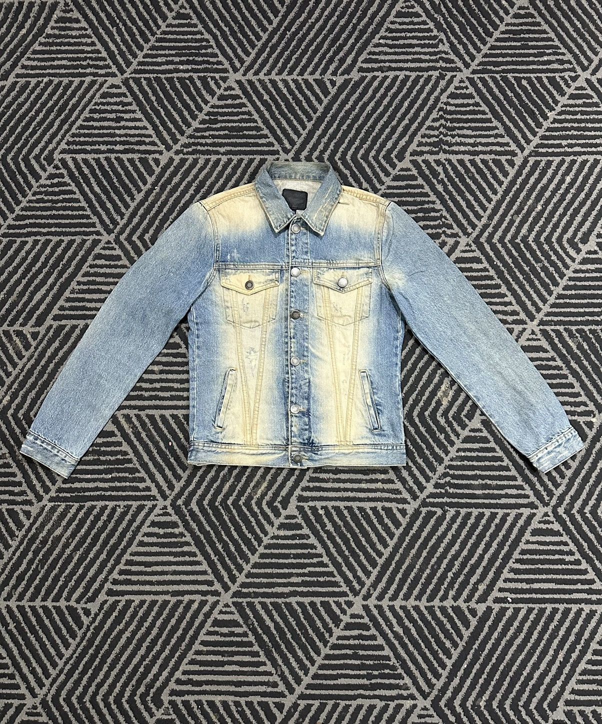 Vintage Vintage DESIGNWORK Acidwash Style Buttoned Denim Jacket Size US S / EU 44-46 / 1 - 1 Thumbnail