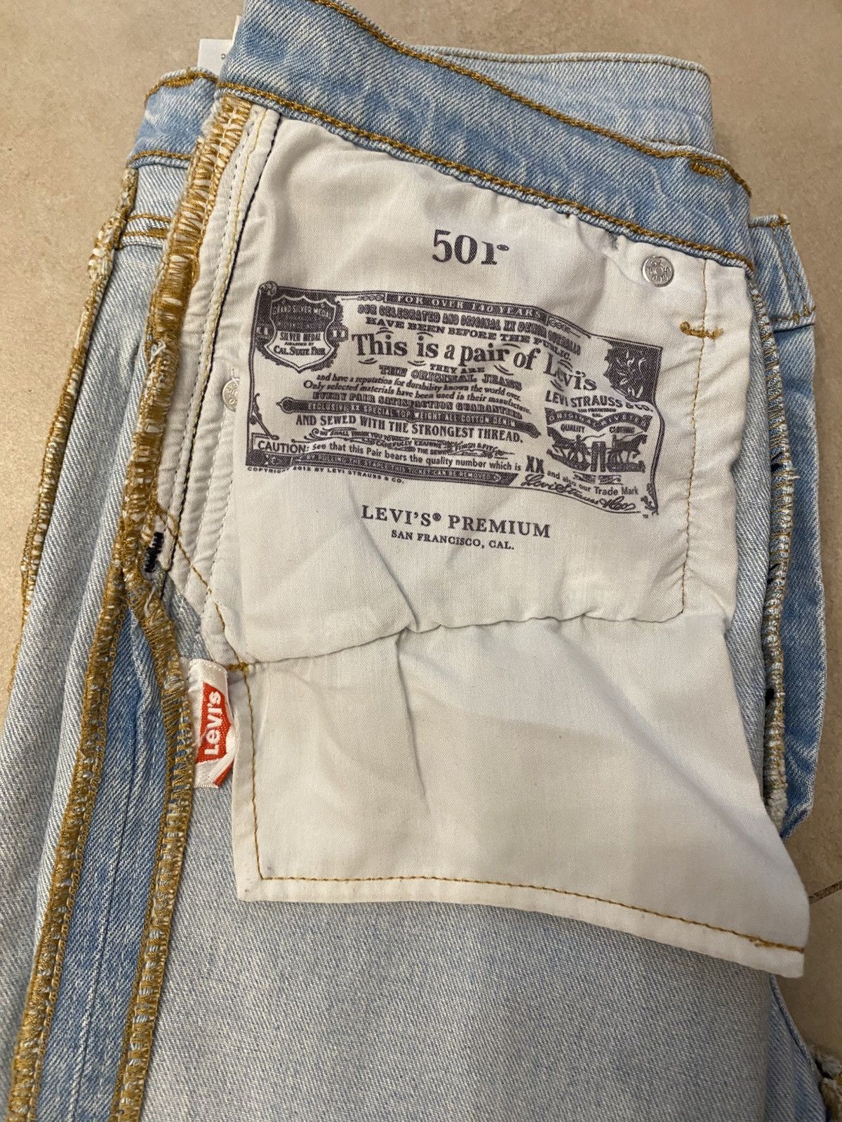 Levi's Levi’s 501 Premium Jeans W27 L28 Size 27" / US 4 / IT 40 - 7 Thumbnail