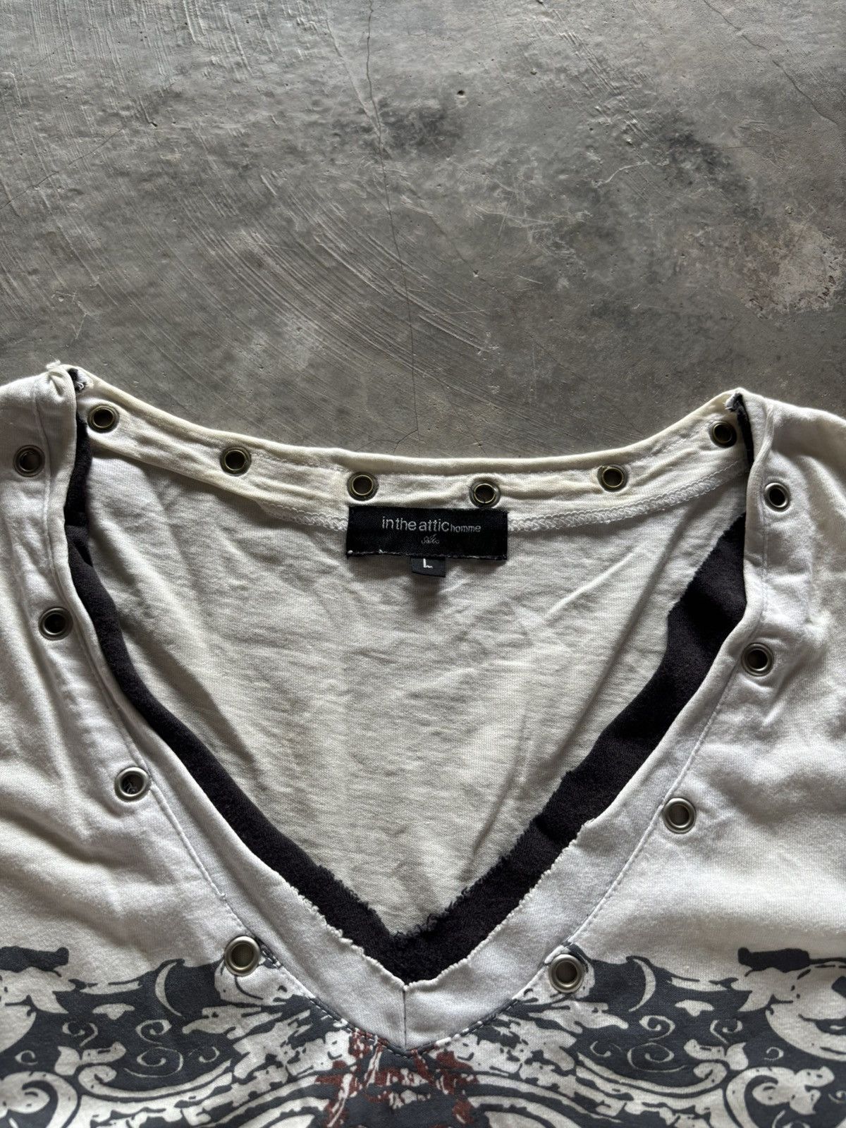 If Six Was Nine × In The Attic × Le Grande Bleu (L.G.B.) IN THE ATTIC poem y2k big cross japanese grunge goth style Size US M / EU 48-50 / 2 - 3 Thumbnail