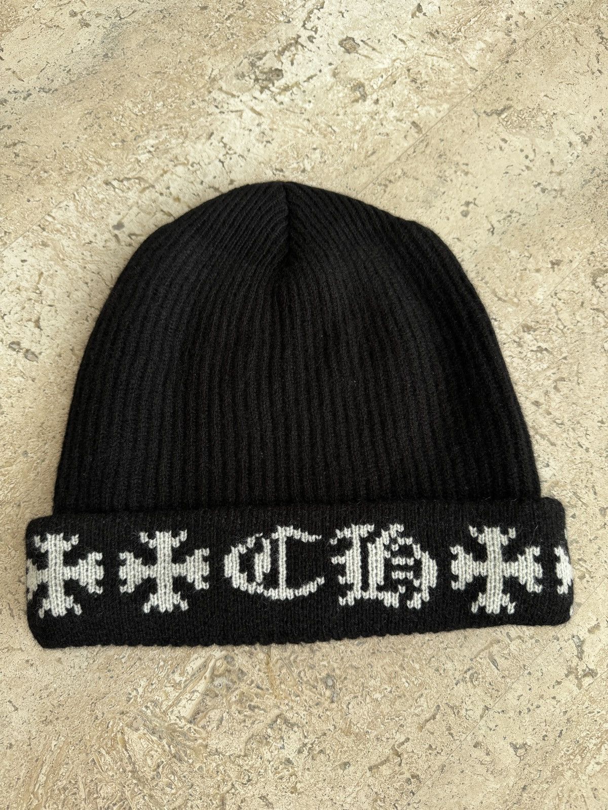 Chrome Hearts Chrome Hearts NYC Big Daddy Cashmere Beanie Size ONE SIZE - 13 Thumbnail