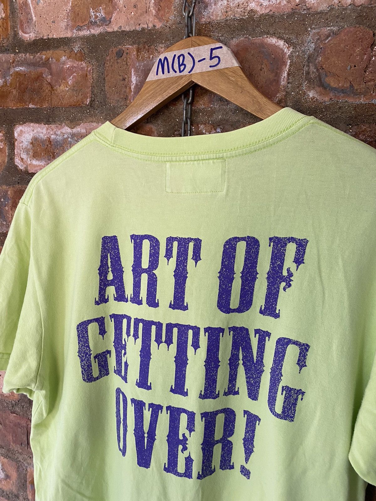 A.F.F.A. × Japanese Brand × PEEL&LIFT 1990s UG Punked Rabbit “art of getting over” tee Size US L / EU 52-54 / 3 - 6 Thumbnail