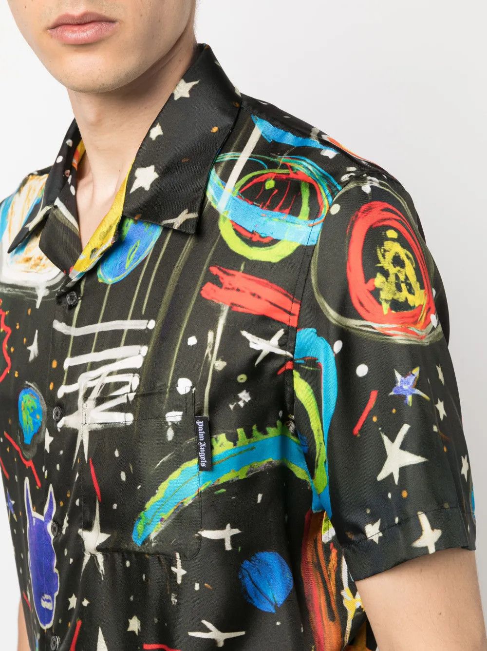 Palm Angels o1y0325 Patterned Shirt in Multicolor Size US M / EU 48-50 / 2 - 2 Thumbnail