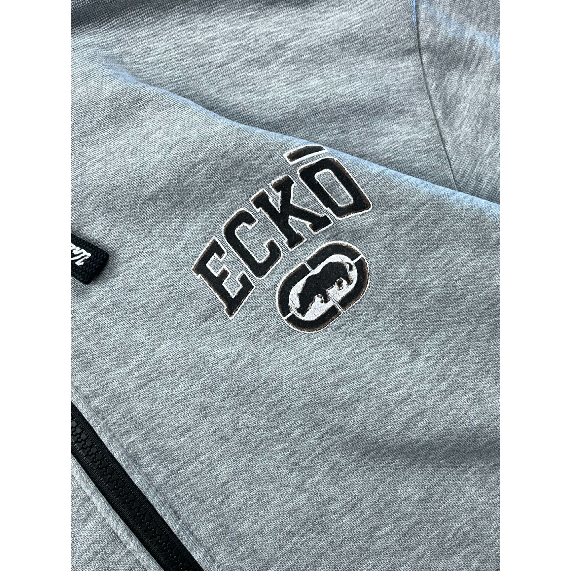 Ecko Unltd. × Vintage Ecko Unltd Gray Zip-Up Hoodie Size US M / EU 48-50 / 2 - 4 Thumbnail